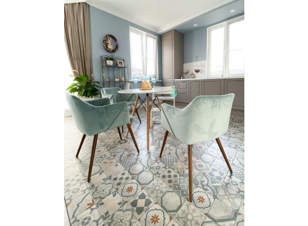 Стол круглый Eames DSW NEW D70 белый